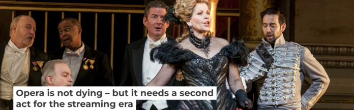 American soprano Renee Fleming performs at a dress rehearsal for a Metropolitan Opera production of ‘The Merry Widow’ in New York in 2014. Jack Vartoogian/Getty Images
